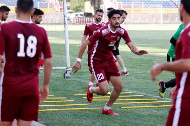 گزارش تصویری تمرین پرسپولیس در گرمای تهران