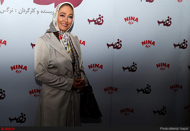 الهام حمیدی در اکران خصوصی فیلم نفس