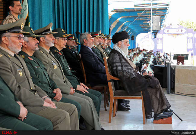 حضور فرمانده کل قوا در مراسم دانش‌آموختگی دانشجویان دانشگاه علوم ان