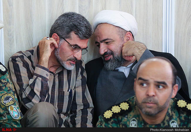 حضور مسئولان و فرماندهان نظامی در مراسم بزرگداشت شهید محسن حججی