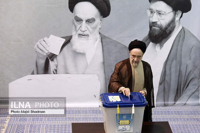 انتخابات چهاردهمین دوره ریاست جمهوری در حسینیه جماران