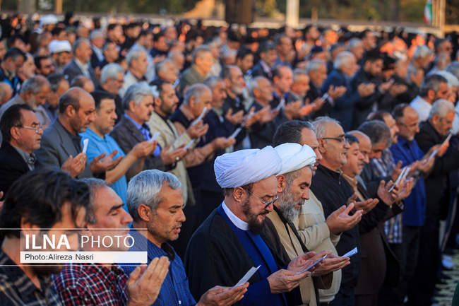 اقامه نماز باران در قزوین از دریچه دوربین ایلنا
