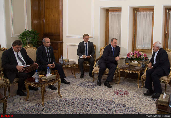 دیدار معاونان وزرات امور خارجه روسیه با محمدجواد ظریف وزیر امورخارجه کشورمان