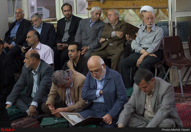  مراسم ختم خواهر اسدالله بادامچیان
