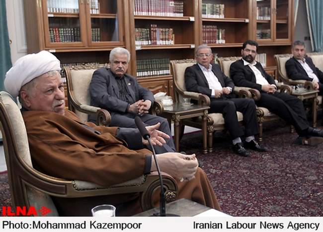 دیدار اعضای انجمن دندانپزشکان عمومی ایران با آیت الله هاشمی رفسنجان�