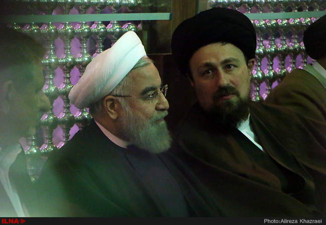 تجدید میثاق رئیس جمهور و اعضای هیئت دولت با آرمان های امام راحل