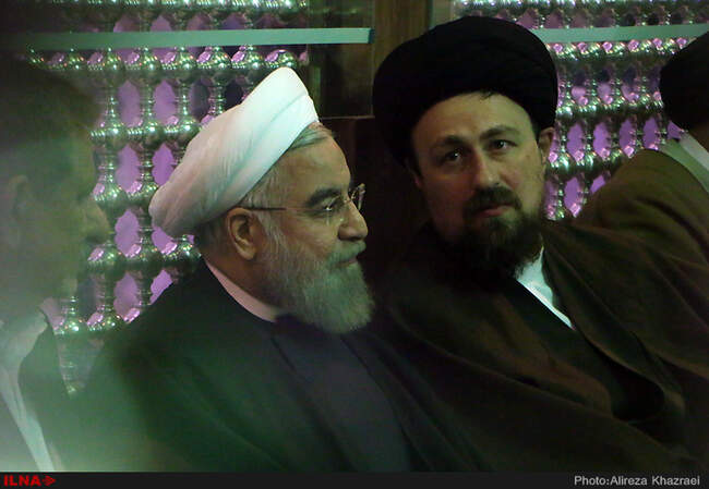 تجدید میثاق رئیس جمهور و اعضای هیئت دولت با آرمان های امام راحل