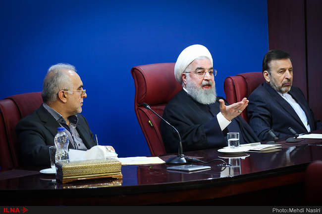 دیدار معاونان و مدیران وزارت اقتصاد و دارایی با رییس‌جمهور