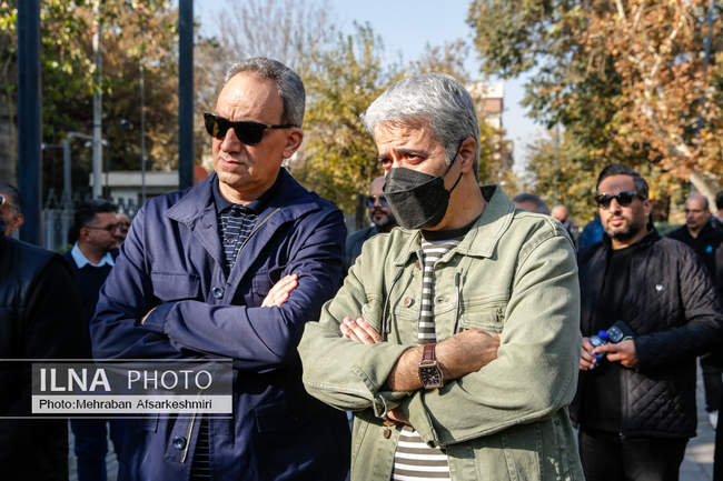 مراسم تشییع پیکر هادی مرزبان