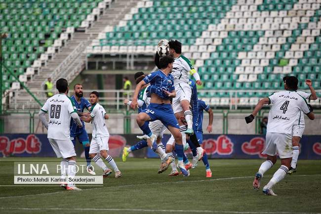 تساوی تیم فوتبال ذوب آهن اصفهان مقابل استقلال تهران