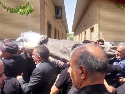 پیکر مجید فروغی به خاک سپرده شد
