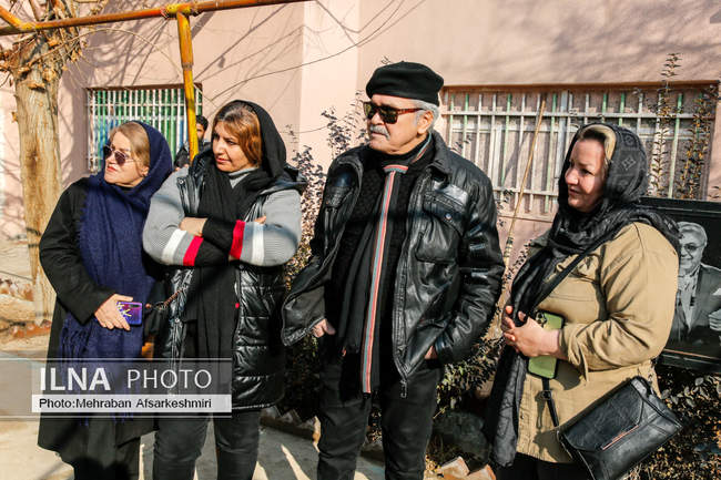 مراسم تشییع پیکر «سعید پیردوست»