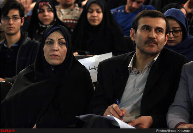 حضور دکتر عارف و مهندس جلودار زاده در دانشگاه تهران