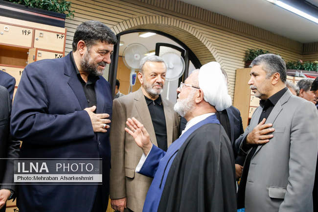مراسم ختم مادر رئیس جمعیت هلال احمر 