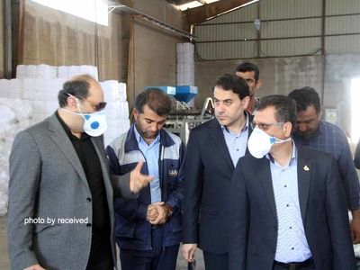 بازدید شهیدی نیا از آغاز عملیات بسته‌بندی بطری‌های آب ژاول پتروشیمی کارون 