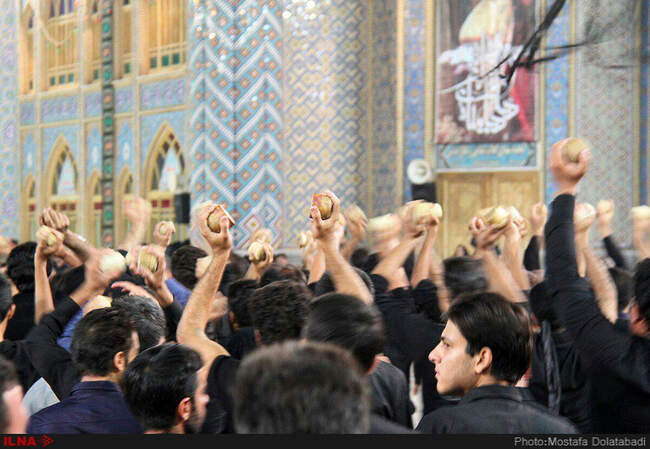 حال و هوای تاسوعای حسینی دردارالمومنین کاشان