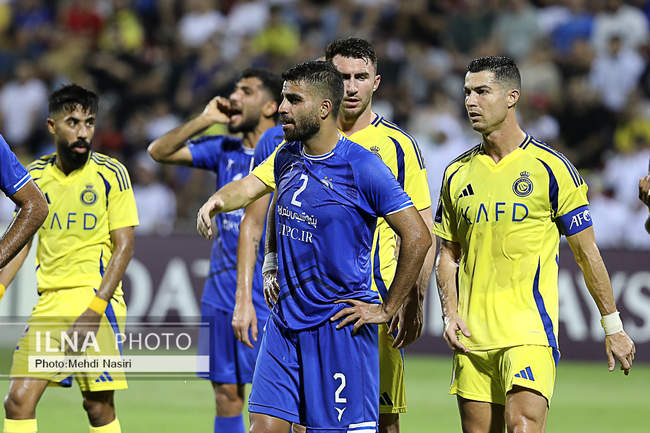 دیدار تیمهای فوتبال استقلال ایران و النصر عربستان