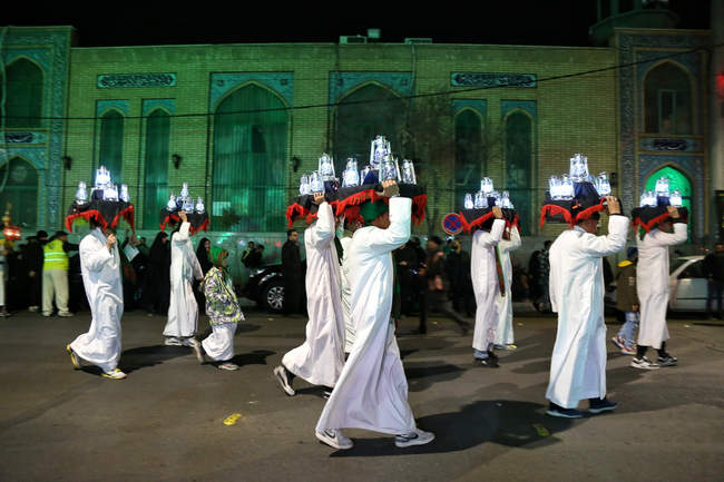 تشییع نمادین پیکر حضرت فاطمه زهرا سلام الله علیها