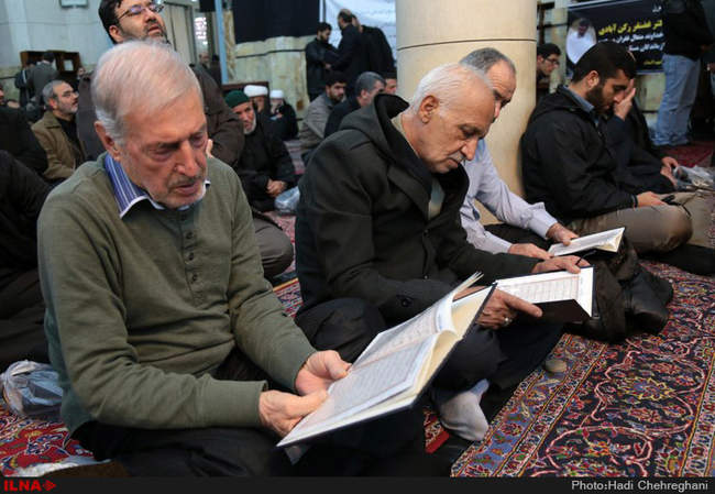 مراسم بزرگداشت مرحوم غضنفر رکن آبادی در مسجداعظم قم