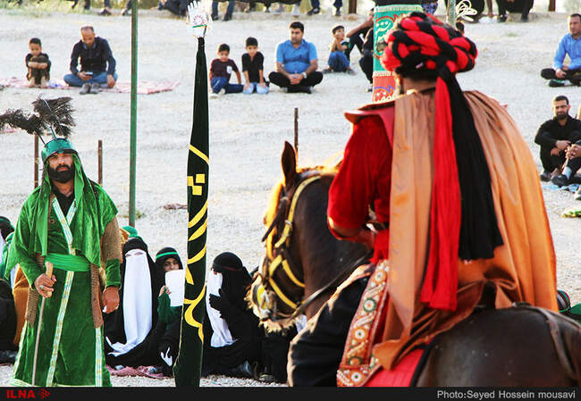 تعزیه حضرت عباس (ع) در بخش اسیر شهرستان مُهر استان فارس