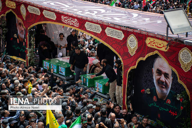  مراسم تشییع شهدای اقتدار - تهران/ 3 