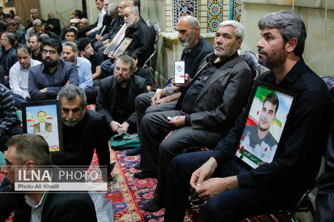 مراسم گرامیداشت شهدای حمله رژیم صهیونیستی به زندان اوین