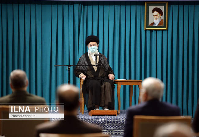 دیدار رئیس‌جمهور و اعضاء هیئت دولت با رهبر انقلاب