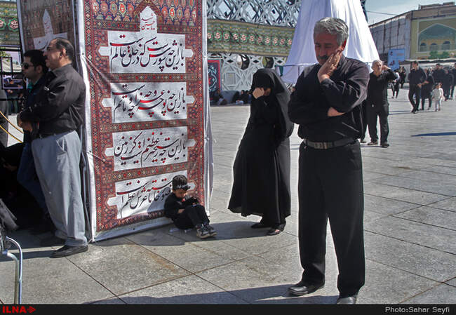 مراسم عاشورای حسینی در میدان امام حسین(ع)