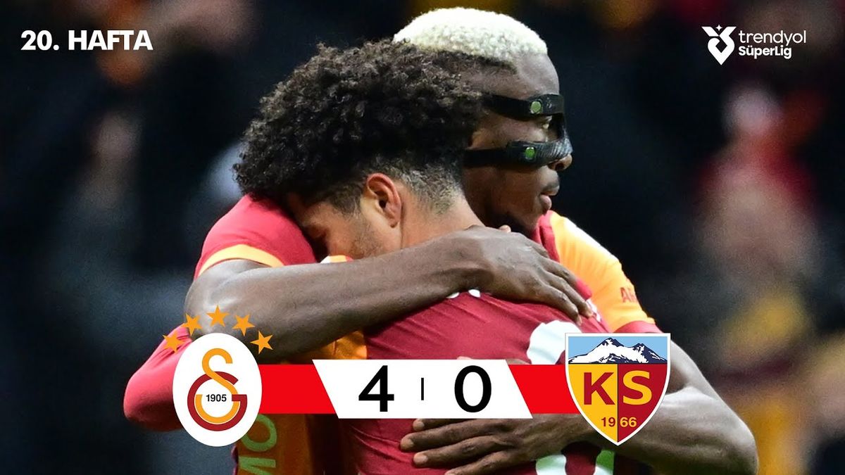 ویدئو: خلاصه بازی گالاتاسرای 4 - 0 کایسری‌اسپور