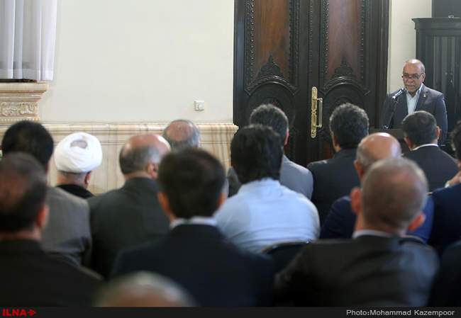 مراسم تجلیل از قهرمانان مسابقات خاورمیانه ـ ترکیه 2014  با حضور آیت الل