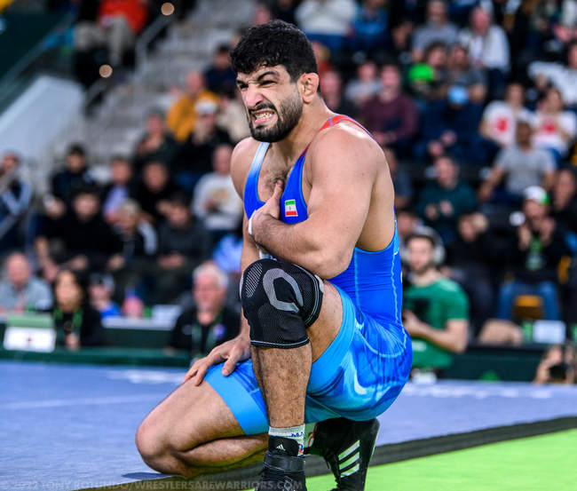 گزارش تصویری کشتی ایران و آمریکا