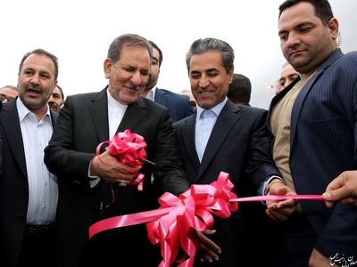 افتتاح تقاطع غیرهمسطح شهدای کشن با حضور جهانگیری
