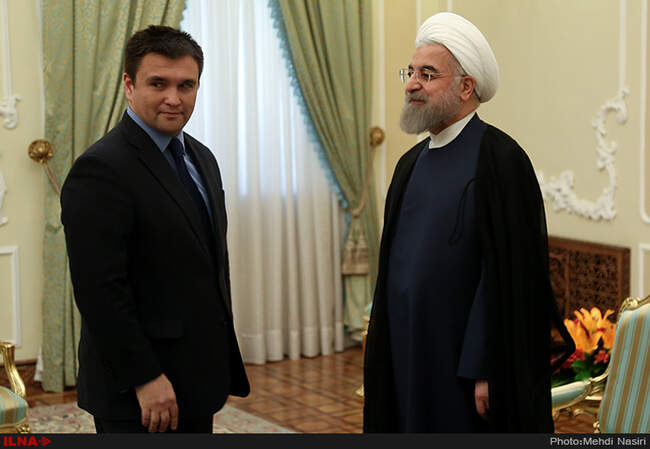 دیدار وزیر امور خارجه اوکراین با رئیس جمهور 