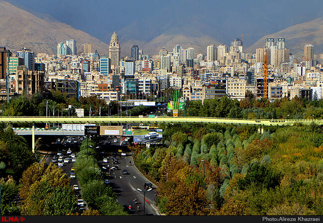 تهران پس از باران