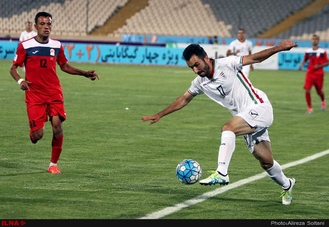 دیدار دوستانه فوتبال ایران۶-قرقیزستان۰