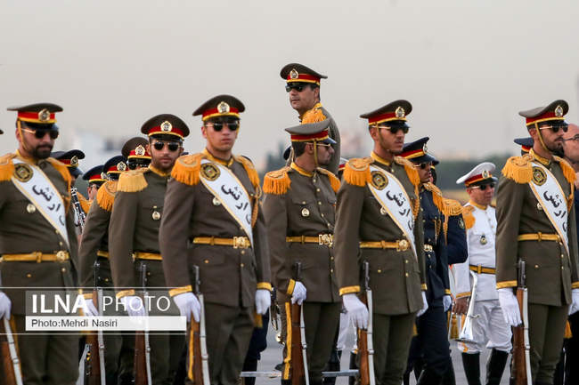 مراسم بدرقه رییس جمهور در سفر به  آمریکای لاتین