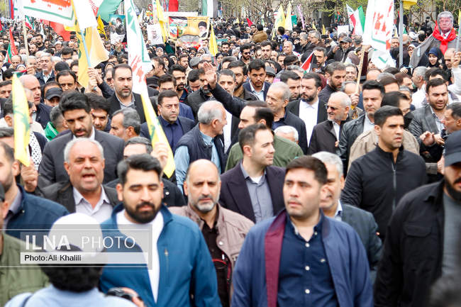 مراسم راهپیمایی روز قدس با حضور رئیس جمهور
