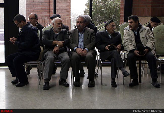 مراسم تشییع  پیکر مرحوم احمد منزوی