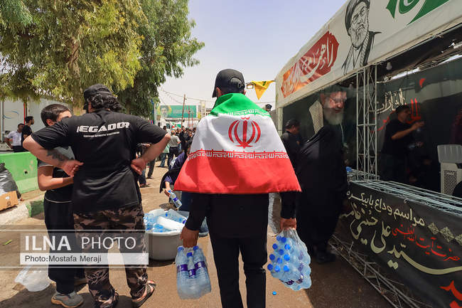 خدمت رسانی هلدینگ صنایع و معادن غدیر به عزاداران رهبر شهید در قم