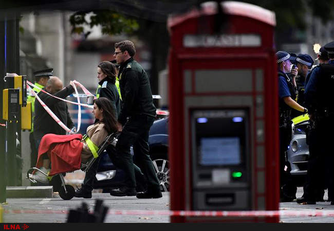 برخورد خودرو با عابران پیاده در لندن