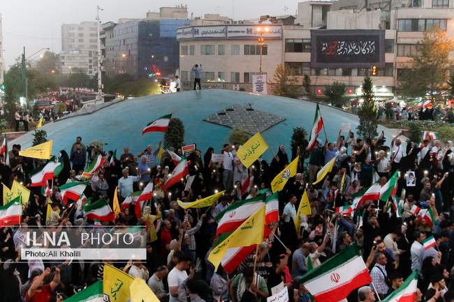 تجمع مردمی حمایت از عملیات «بشارت فتح»- تهران