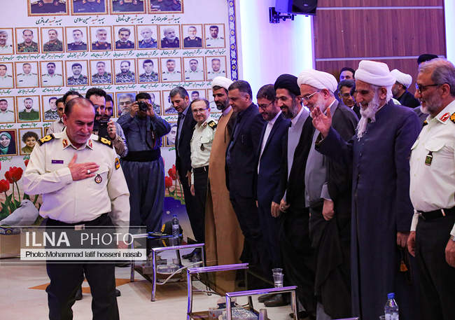 تودیع و معارفه فرمانده انتظامی کردستان