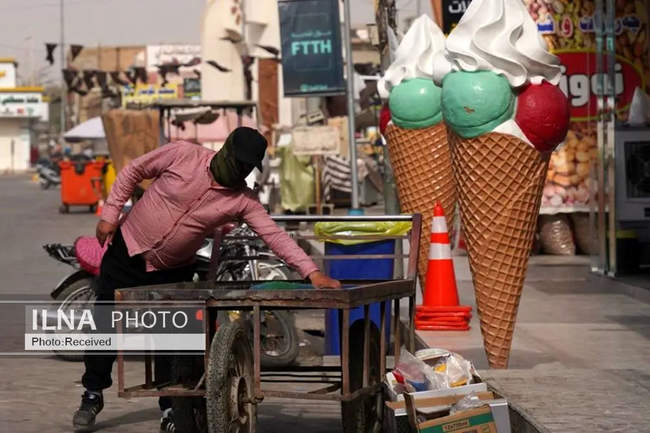  گرمای ۵۰ درجه در عراق 