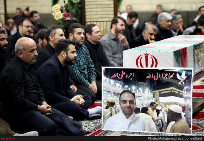 مراسم تشییع خبرنگار شبکه خبر