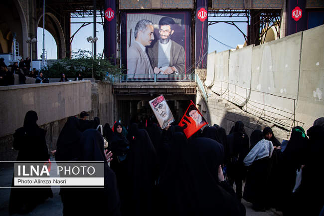  دومین روز مراسم وداع با رهبر شهید انقلاب در مصلای تهران/ 12