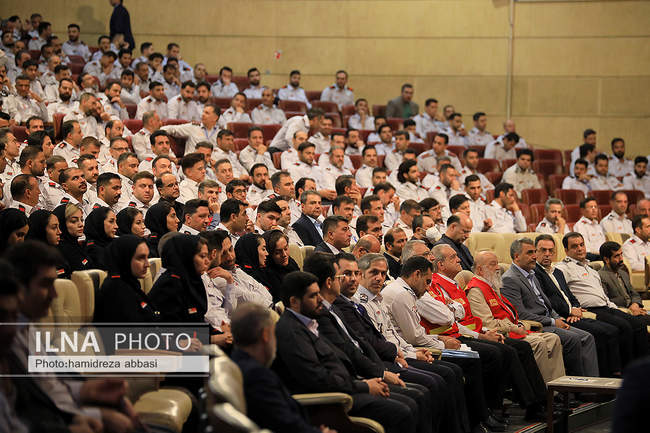 مراسم گرامیداشت روز آتش‌نشان با حضور رئیس‌جمهور