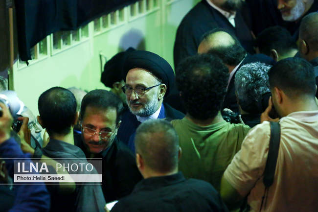 مراسم بزرگداشت والده همسر حجت‌الاسلام سید حسن خمینی در حسینیه جماران
