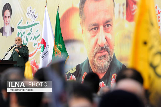 مراسم تشییع پیکر شهید سیدرضی موسوی 