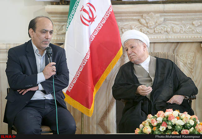 دیدار اعضای حزب اتحاد ملت ایران اسلامی با آیت الله هاشمی رفسنجانی
