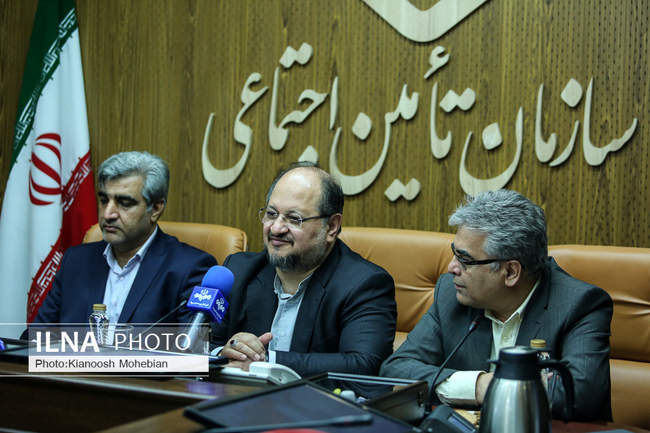 مراسم تودیع و معارفه مدیر عامل سازمان تامین اجتماعی
